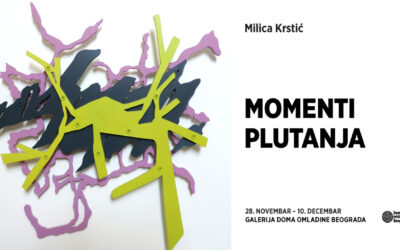 Izložba “Momenti plutanja” Milice Krstić u Galeriji DOB