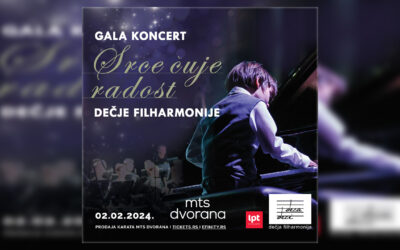 “Srce čuje radost”, tradicionalni gala koncert Dečije filharmonije, 2. februara u mts Dvorani
