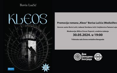 Promocija romana “Kleos” Borisa Lučića u Domu omladine Beograda