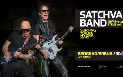 Gitarski bogovi Džo Satrijani i Stiv Vai nastupaju 30. jula u Luci Beograd