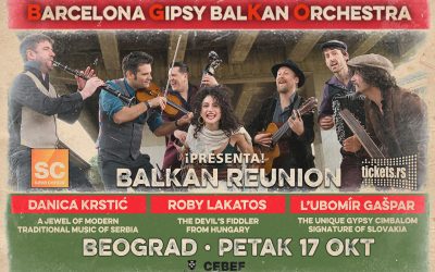 Muzicar Ljubomir Gaspar gost na koncertu Barcelona Gipsy balKan Orchestra 17.10.2025. u Sava centru