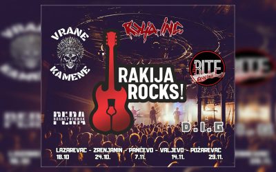 Rakija Rocks! 2025 – zagrevanje za festival Rock & Rakija u pet gradova u Srbiji