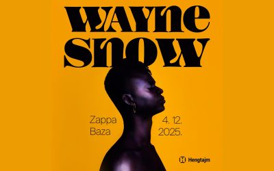 Nigerijski kantautor Wayne Snow u četvrtak u Zappa Bazi