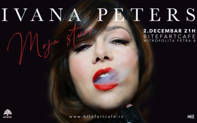 Ivana Peters najavljuje autorski projekat “Moja stvar” koncertom u Bitef Art Cafeu