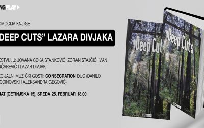 Promocija knjige „Deep Cuts“ Lazara Divjaka na Spratu 25. februara