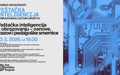O granicama i mogućnostima veštačke inteligencije na novoj tribini Doma omladine Beograda