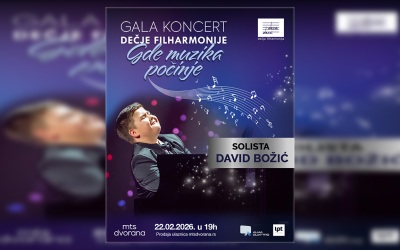 David Božić solista na gala koncertu Dečje filharmonije