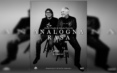 Čuvari duše analognog vremena – Zoran Predin i Nikola Čuturilo – 23. aprila u BitefArtCafeu