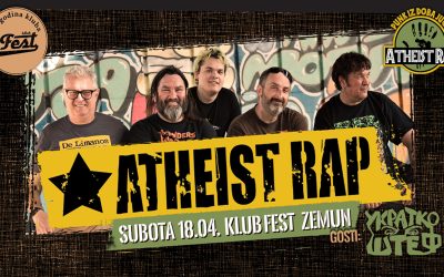 Atheist Rap 18. aprila u klubu Fest