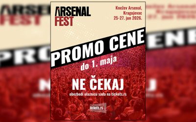 Arsenal Fest – dve reči za vrhunsko festivalsko iskustvo – promena cena karata