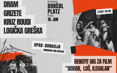 Benefit gig za film “Dobar, loš, ilegalan” u petak u Dorćol Platzu
