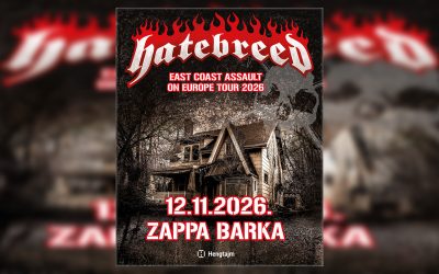 Hatebreed se vraća u Beograd: hardcore ikone sredinom novembra u Zappa Barci