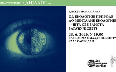 Diskusioni panel “Od ekologije prirode do mentalne ekologije — šta sve zaista zagađuje svet?”