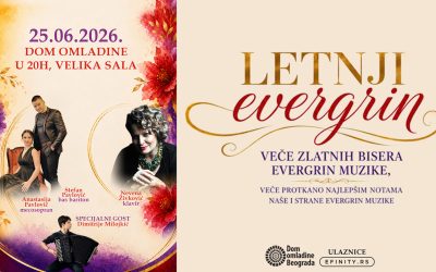 Veče bezvremenskih hitova: „Letnji evergrin“ u Domu omladine Beograda