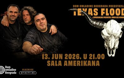 Nenad Zlatanović (Texas Flood) u susret koncertu u Domu omladine: “Bluz nas uči da iskrenost nema rok trajanja”