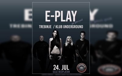 Grupa “E-Play” veoma vredna u regionu za naredni vikend: koncerti u Bosni i Hercegovini i Crnoj Gori