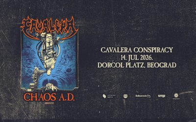 Naš muzički izbor za narednu sedmicu: Max i Iggor Cavalera – “Cavalera Conspiracy” 14. jula u Beogradu