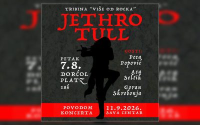 Tribina o Jethro Tullu i Ianu Andersonu ovog petka u Dorćol Platzu