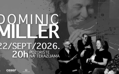 Stingov gitarista i kompozitor, Dominik Miler, na završnici 33. BELEF-a