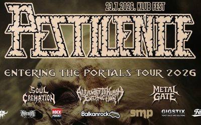 Muzički program u zemunskom klubu Fest: “Pestilence” (uz podršku “Attitudes to Human Destinction”, “Soul Cremation”) + “Fusion Story Trio”