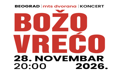 Božo Vrećo najavljuje koncert u mts Dvorani 28.novembra