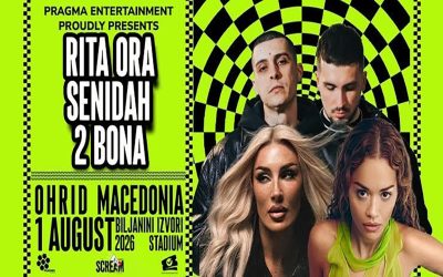 Pop zvezda Rita Ora nastupa večeras, 1. avgusta u Ohridu