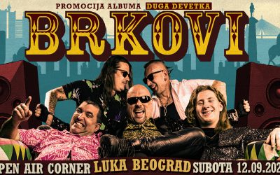 Brkovi spremni za veliki koncert 12. septembra u Luci Beograd