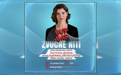 Irina Dečermić nastupa na BUP BAP festivalu
