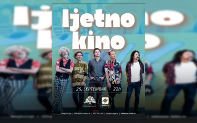 Max Juričić i Ljetno Kino nastupaju 25. septembra u BitefArtCafe klubu