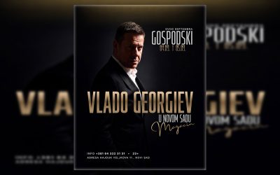 Naš izbor za vikend u Novom Sadu: Vlado Georgiev “Gospodski” 4. i 5. septembra u “Magacinu”