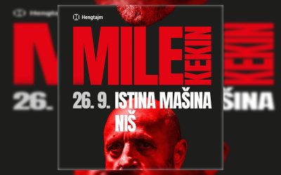 Mile Kekin u subotu u niškoj Istini Mašini promoviše novi album, poznata i satnica