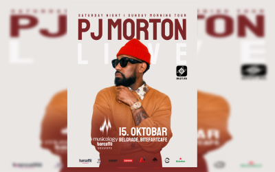 PJ Morton prvi put u Beogradu – jedan od najvažnijih koncerata sezone